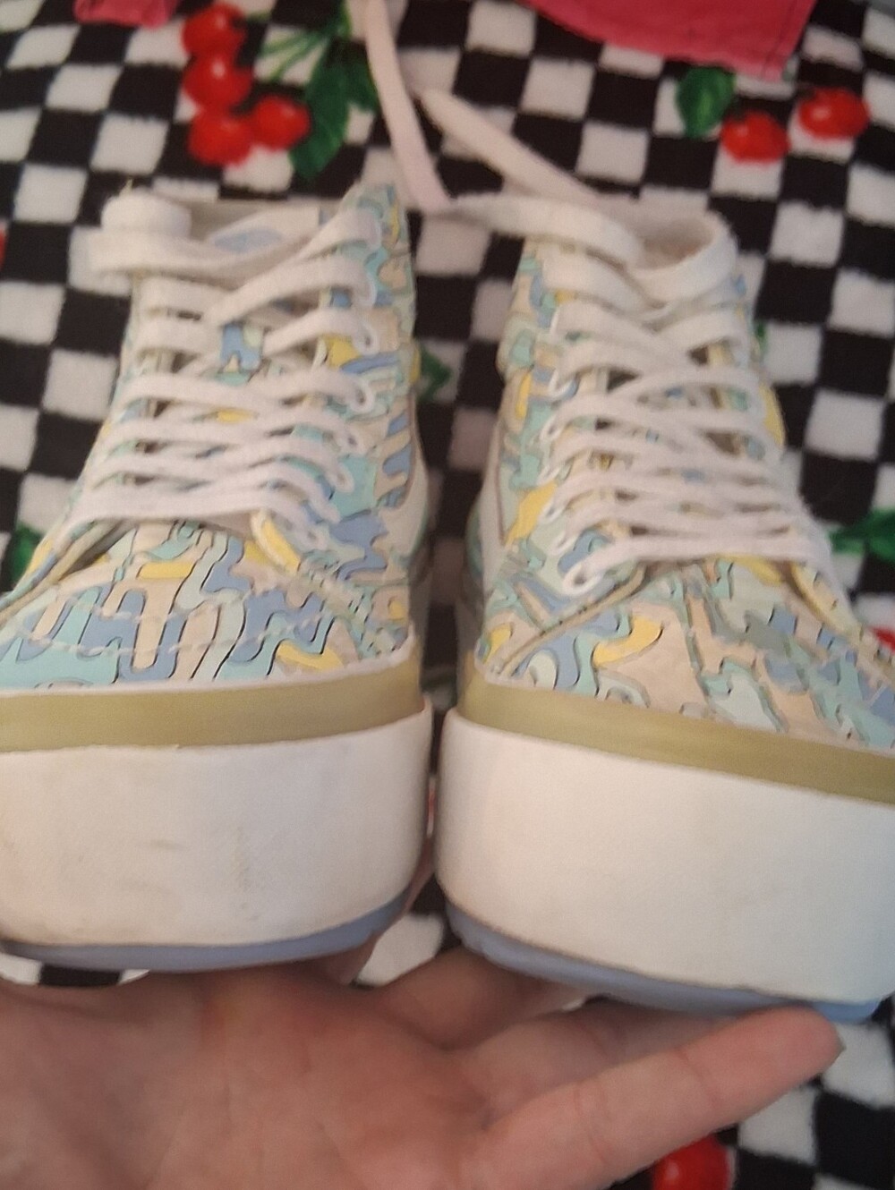 Super Stacked Ridged Soles Vans W 7.5 - Picture 5 of 8
